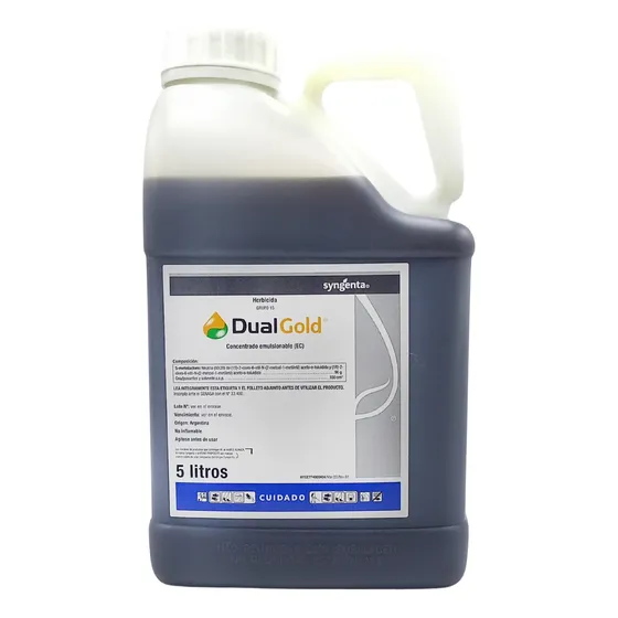 Herbicida Dual Gold 5 Lt Metolacloro Preemergente 96%