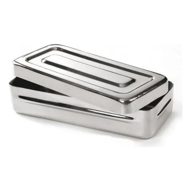 Caja Acero Inoxidable Instrumental Quirurgico Med 20 X 10 X4