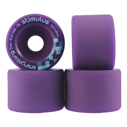 Rodas Longboard Orangatang Caguama 85mm 77a Azul 4 Unidades