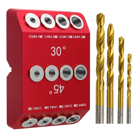 Guía De Taladro De 30 45 90 Grados Taladrar Ángulos R...