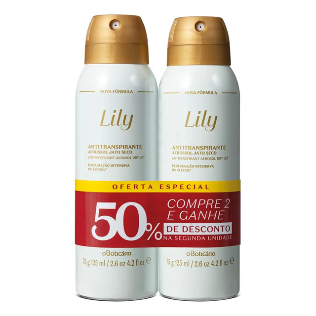 Kit Desodorante Antitranspirante Lily