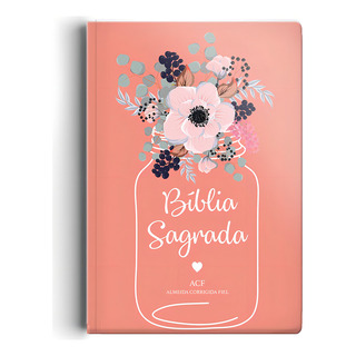 Bíblia Acf Semi Luxo Flor De Pote, De Almeida Corrigida Fiel. Editorial Geo-gráfica E Editora Ltda, Capa Dura Em Português, 2021 Bíblia Acf Semi Luxo Flor De Pote, De Almeida Corrigida Fiel. Editorial Geo-gráfica E Editora Ltda, Capa Dura Em Português, 2021