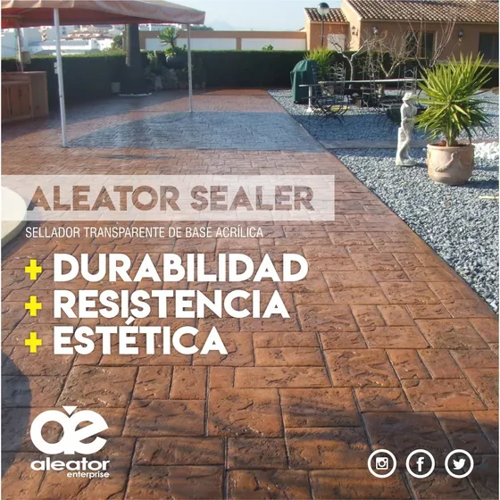 Sellador Acrílico: Pisos,paredes,microcemento Aleatorsealer