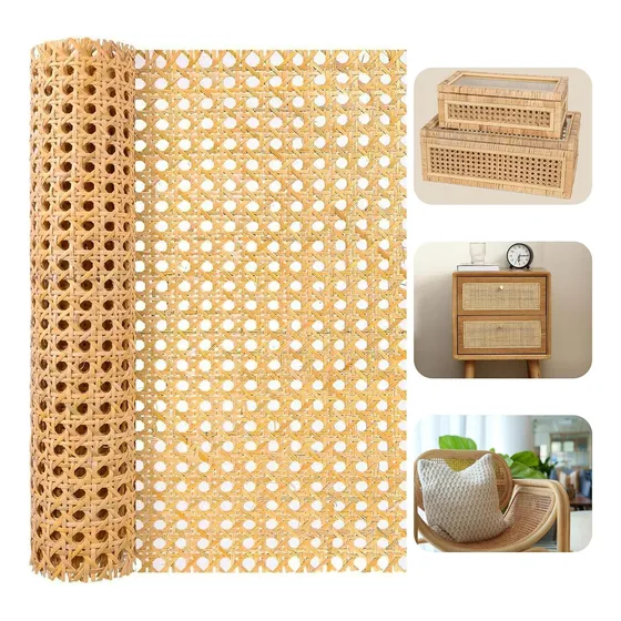 Rattan Esterilla Fibra Natural X50cm De Ancho Para Muebles