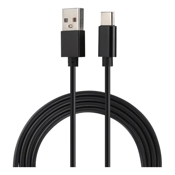 Cable De Carga Rápida Usb-c Antinudos 1mt Color Negro