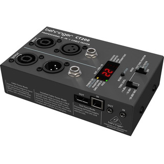 Probador De Cables Señal Audio Tester Pro Behringer Ct-200 Probador De Cables Señal Audio Tester Pro Behringer Ct-200