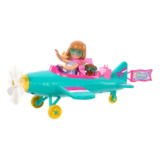 Muñeca Barbie Chelsea Piloto Avión