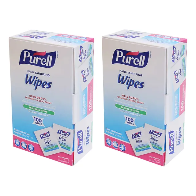 Toallitas Desinfectantes Purell Individuales 200pz / 9022-10