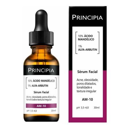 Sérum Am-10 Principia 10% Ácido Mandélico + 1% Alfa-arbutin Tipo De Pele Todos Sérum Am-10 Principia 10% Ácido Mandélico + 1% Alfa-arbutin Tipo De Pele Todos