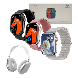 Kit Relógio Inteligente Smartwatch X13 + Fone De Ouvido Kit Relógio Inteligente Smartwatch X13 + Fone De Ouvido