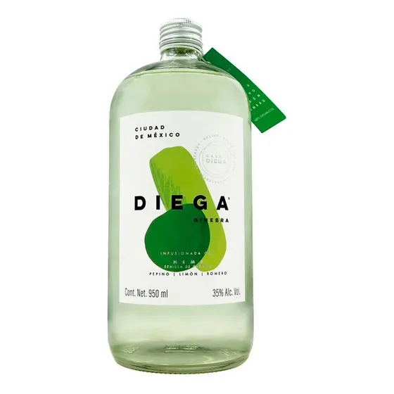 Ginebra Diega Verde 950ml