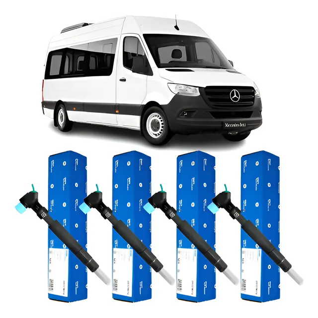 Kit 4 Bicos Injetores Sprinter 416 516  Cdi Original Delphi