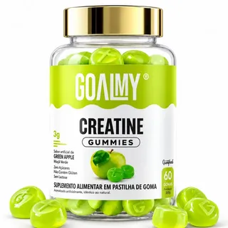 Creatina Monohidratada Em Gomas Goalmy Trustfuel 30 Doses Green Apple (maça Verde)