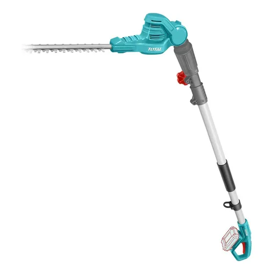 Cortacerco Extensible Inalámbrico Total 20v, Largo Máximo 240cm, Hoja 46cm, Giro 90º - No Incluye Batería Ni Cargador - Tpht201601