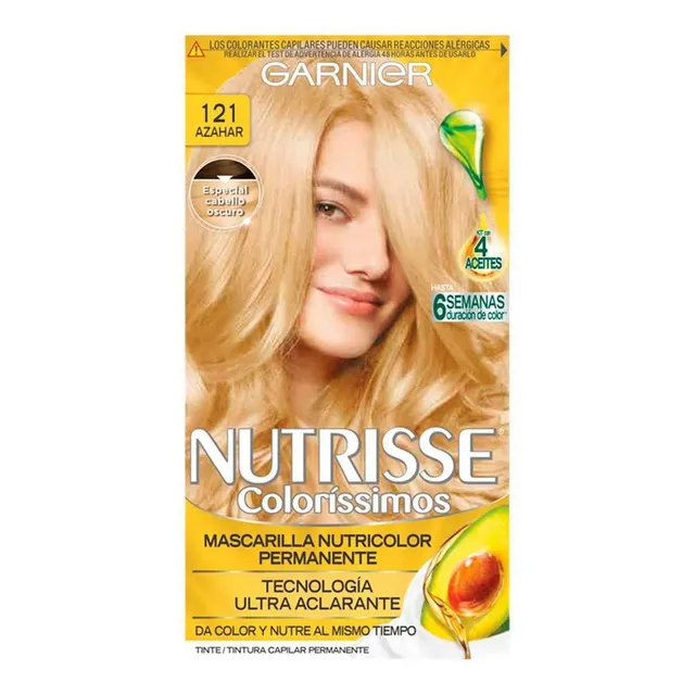Tinte Para Cabello Garnier Nutrisse Coloríssimos 121 Azahar