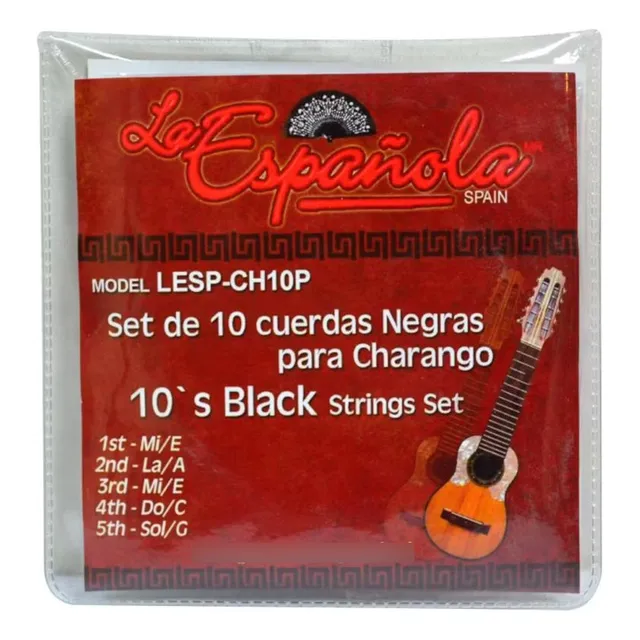 Set De Cuerdas Para Charango La Española Lesp-ch10p