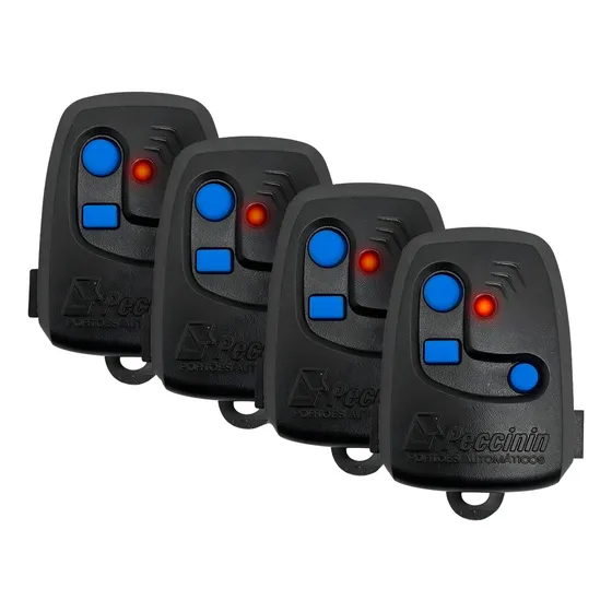 Kit 4 Controle Remoto Para Portão Peccinin Cores