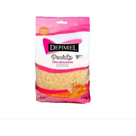Cera Depilatória Granulada Com Mel Menos Dor 1kg Depimiel 
