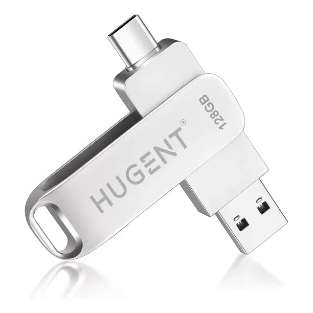 Hugent Memoria Flash Usb 128gb Tipo C/usb C Parateléfono
