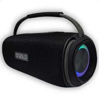 Caixa De Som Bluetooth 100w Com Proteção Graves Alta Potencia Cor Preto 110v/220v Bass Boost Alfa Gold Caixa De Som Bluetooth 100w Com Proteção Graves Alta Potencia Cor Preto 110v/220v Bass Boost Alfa Gold