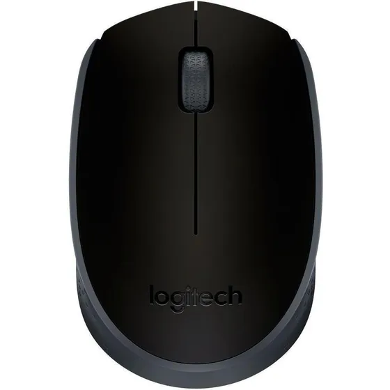 Mouse sem fio Logitech M170 com Pilha Inclusa - Preto