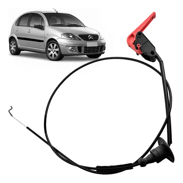 Cabo Puxador Abrir Capo Citroen C3 2003 A 2012