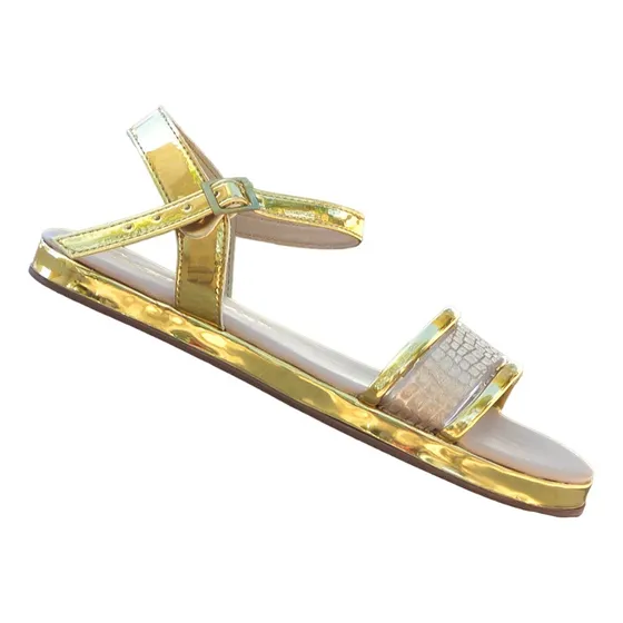 Sandalias Casuales Para Dama Con Brillos. Ref. 24c953