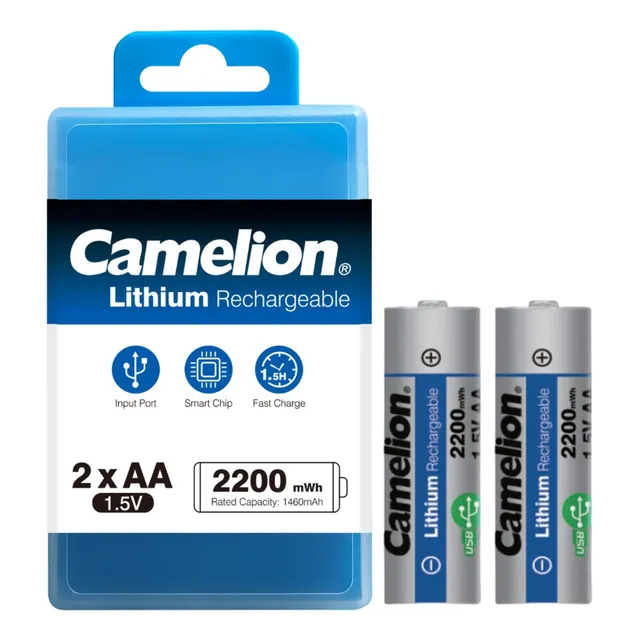 Pilas Recargables Aa 1.5v Camelion Tipo C Camelion 2200mwh