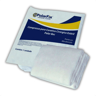 Compressa De Gaze Algodonada Est 15x60cm Kit C10 Polarfix Compressa De Gaze Algodonada Est 15x60cm Kit C10 Polarfix