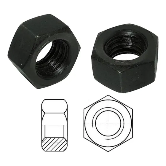 Tornilleria Tuerca Hexagonal Fina, Mxfin-030, Øt:1, Ó 25.4