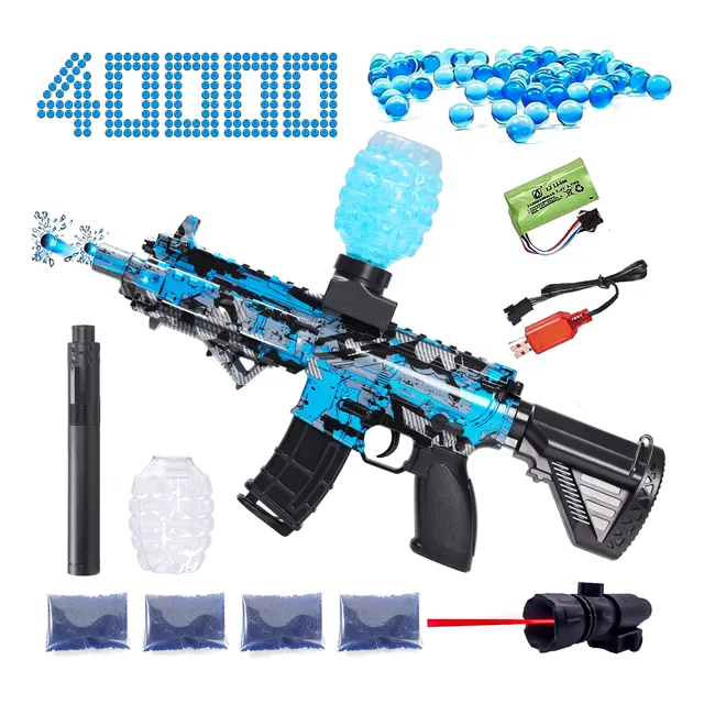 Pistola De Hidrogel Camuflaje Automática De Juguete M416
