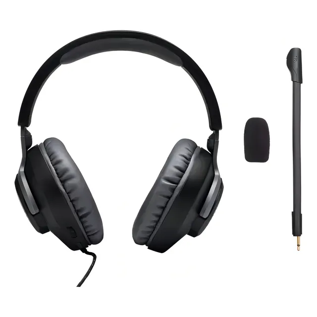 Audífonos Jbl Jblfreewfhblka Con Micrófono Extraíble Luz Negro