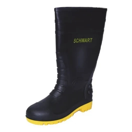 Botas Negras Con Puntera