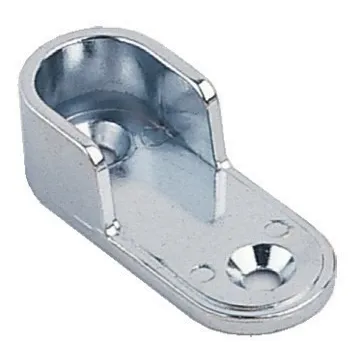 Soporte Tubo Ovalado Closet (30pzas)c/tornillo (calida D