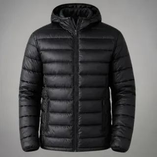 Jaqueta Puffer Impermeável Masculina Inverno Bobojaco Preto G Lisa