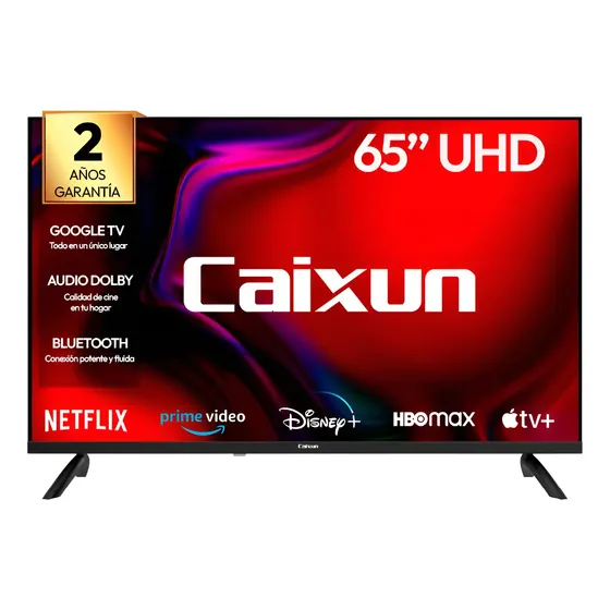Smart TV LED Caixun Google TV 65" UHD 4K C65V1UG