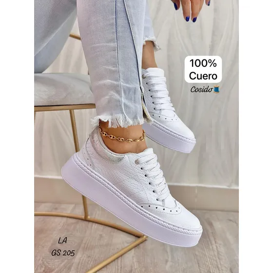 Zapatos Deportivos De Cuero Damas Nueva Coleccion 2