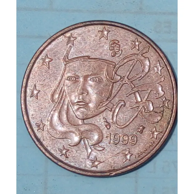 1 Céntimo De Euro, Francia Año 1999