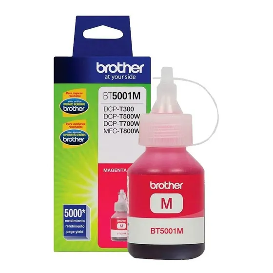 Botella De Tinta Brother Bt5001 Magenta Original T510 T310