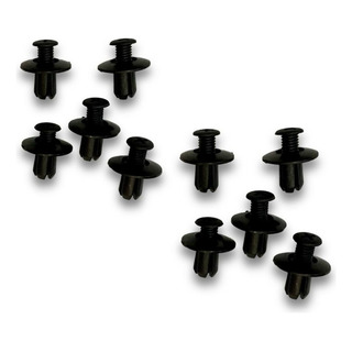 Pack 10 Tornillos Remache De Plastico 8mm Pack 10 Tornillos Remache De Plastico 8mm