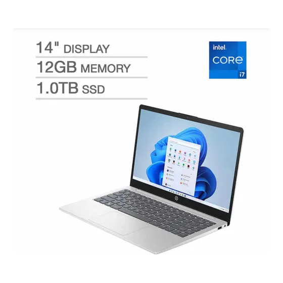 Laptop Hp I7 12gb 1tb Ssd Disco Solido Ultima Generacion 