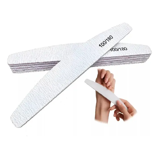 Set 25 Limas 100/180 Uñas Acrílicas Polygel Semipermanente