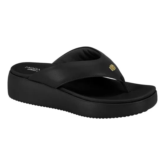 Tamanco Modare Papete Chinelo Conforto Leve Ortopédico Preto