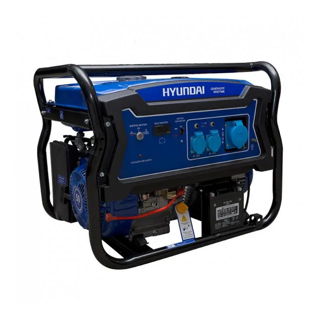 Generador Hyundai Bencinero 5.5 Kva, Modelo 82hyg7750e