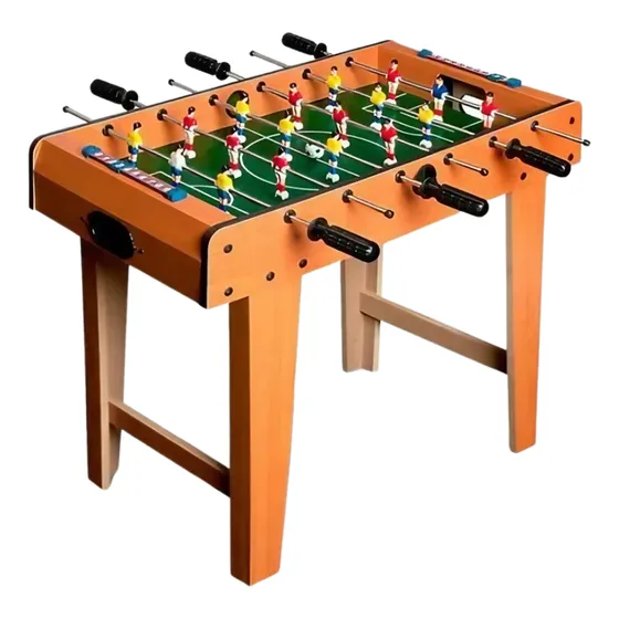 Juego Futbolito de Mesa Monkey 07D702 Patas Largas Para Niños Futbolito Clásico Color Café
