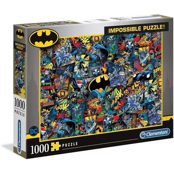 Rompecabezas Impossible Puzzle Clementoni Batman 1000 Pz