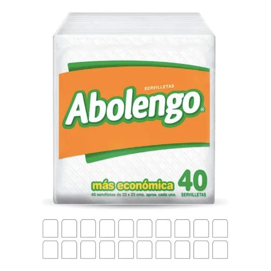 Abolengo Servilleta Cóctel 20 X 40 Unid