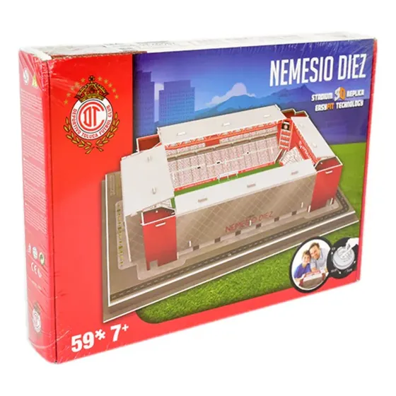 Rompecabezas 3d Nanostad Estadio Nemesio Diez Toluca