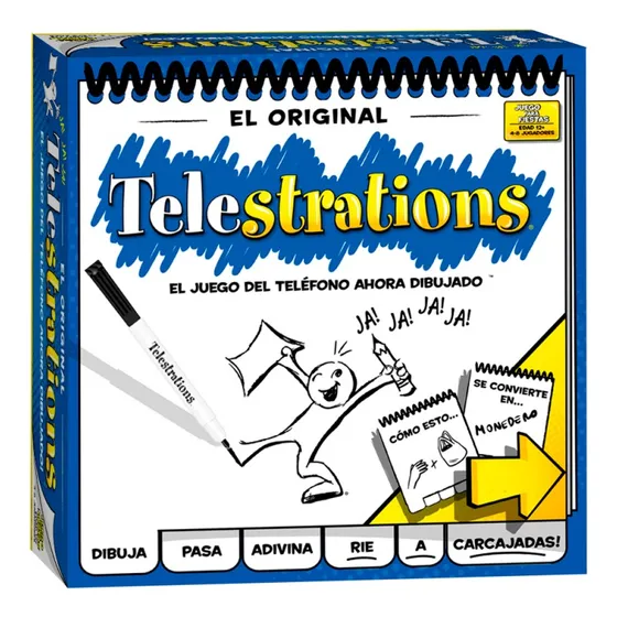 Telestration Juego De Palabras Marca Asmodee