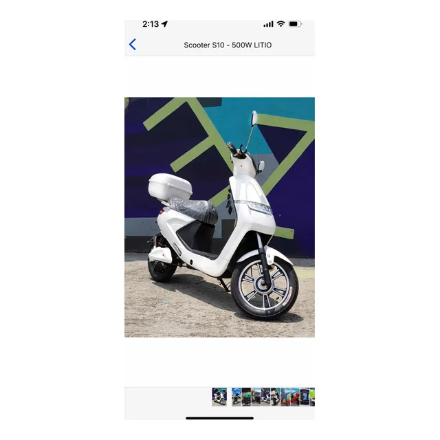 Bicicleta Eléctrica  Scooter S10 Solo Bogotá 